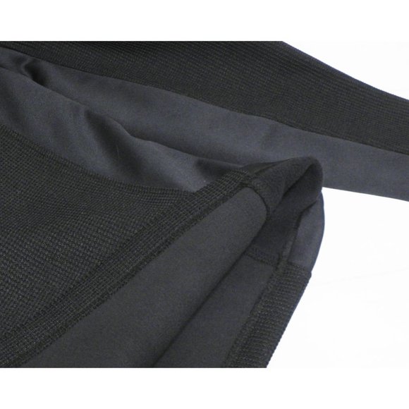 Spyder Mens Half Zip Fleece Lined Knit Sweater / Pullover • Black • Sz M • NWT - Picture 7 of 12